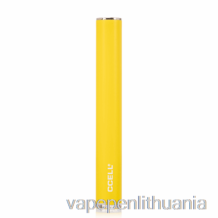 Ccell M3 Vape Pen Baterija Geltonas Matinis Vape Skystis